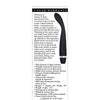 Evolved Skinny G  Silicone G Spot Vibrator - Black
