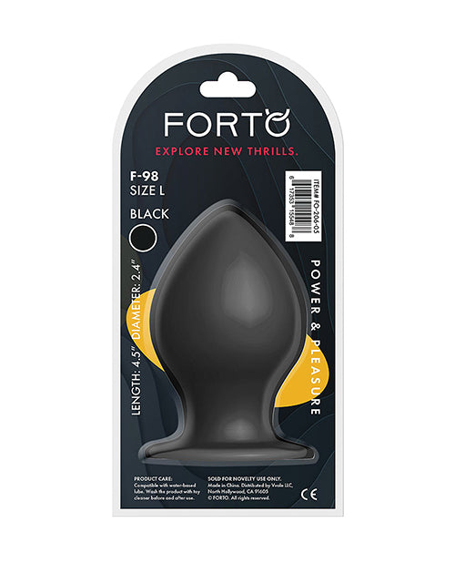 Forto F-98 Plug - Large Black