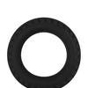 Forto F-12 35mm Liquid Silicone Cock Ring - Black