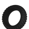 Forto F-12 35mm Liquid Silicone Cock Ring - Black