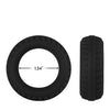 Forto F-12 35mm Liquid Silicone Cock Ring - Black