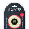 Forto F-12 35mm Liquid Silicone Cock Ring - Glow in the Dark