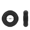 Forto F-33 21mm Liquid Silicone Cock Ring - Black