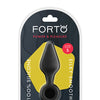 Forto F-10 Silicone Plug w/Pull Ring - Small Black