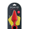 Forto F-10 Silicone Plug w/Pull Ring - Large Red