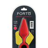 Forto F-10 Silicone Plug w/Pull Ring - Large Red