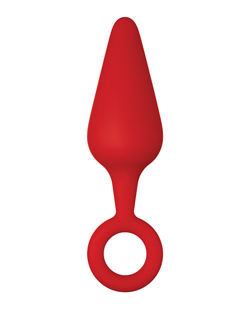 Forto F-10 Silicone Plug w/Pull Ring - Large Red