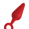 Forto F-10 Silicone Plug w/Pull Ring - Large Red