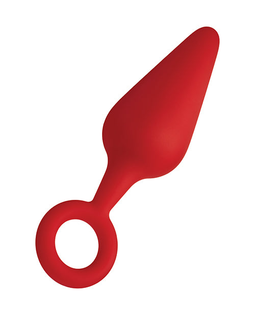Forto F-10 Silicone Plug w/Pull Ring - Large Red