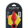 Forto F-10 Silicone Plug w/Pull Ring - Small Red