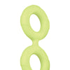 Forto F-81 51mm Double Ring Liquid Silicone Cock Ring - Glow in the Dark
