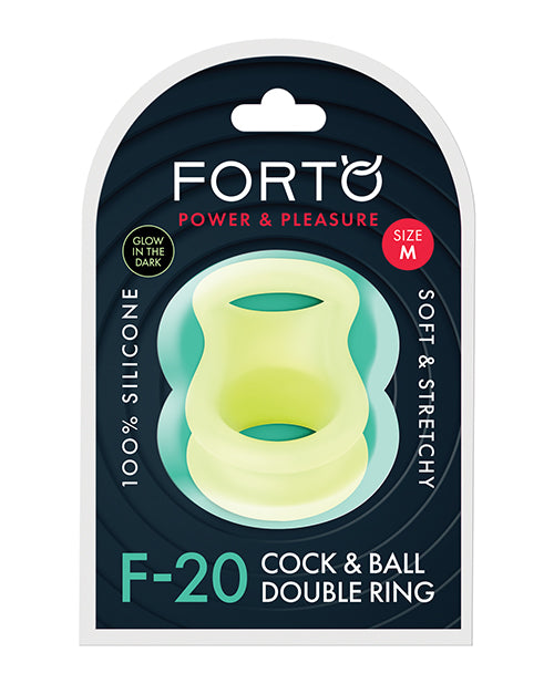 Forto F-20 55/72mm Liquid Silicone Balls Stretcher - Glow in the Dark