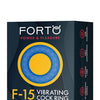 Forto F-15 Vibrating Cock Ring - Blue