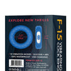 Forto F-15 Vibrating Cock Ring - Blue