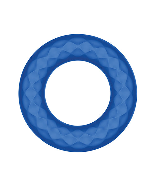 Forto F-15 Vibrating Cock Ring - Blue