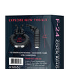 Forto F-24 Textured Vibrating Cock Ring - Black