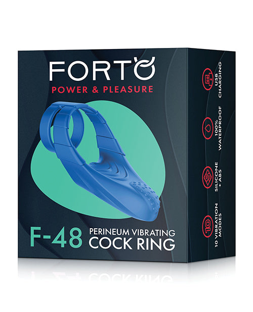 Forto F-48 Perineum Double C-Ring - Blue