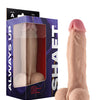 Shaft Model A Flexskin Liquid Silicone 8.5" Dong w/Balls - Pine