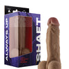 Shaft Model A Flexskin Liquid Silicone 7.5" Dong w/Balls - Oak