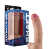 Shaft Model C Flexskin Liquid Silicone 7.5" Curved Dong w/Balls - Pine