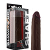 Shaft Model J Flexskin Liquid Silicone 8.5" Dong - Mahogany