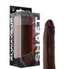 Shaft Model J Flexskin Liquid Silicone 7.5" Dong - Mahogany