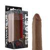 Shaft Model J Liquid Silicone 6.5" Dong - Oak