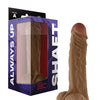 Shaft Model A Flexskin Liquid Silicone 10.5" Dong w/Balls - Oak