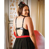 Play Midnight Nurse Hat, Choker, Gartered Teddy & Skirt Black 1X/2X
