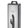 Fifty Shades of Grey Greedy Girl Rechargeable Slimline Rabbit Vibrator - Black