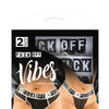 Vibes Buddy Fuck Off Lace Boy Brief & Lace Thong Black QN