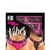Vibes Buddy Pack Pussy Power Micro Brief & Lace Thong Pnk/Blk QN