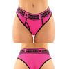 Vibes Buddy Pack Pussy Power Micro Brief & Lace Thong Pnk/Blk S/M