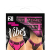 Vibes Buddy Pack Pussy Power Micro Brief & Lace Thong Pnk/Blk S/M