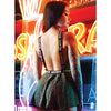 Vibes Boss Bitch Suspender Skirt - Black/Gold