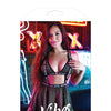 Vibes Boss Bitch Suspender Skirt - Black/Gold