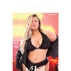 Vibes Fuck Off Lace Bralette & Cheeky Panty Black QN