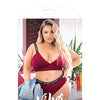 Vibes So Salty Long Line Bra & Cheeky Panty Berry Bliss QN