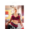 Vibes So Salty Long Line Bra & Cheeky Panty Berry Bliss S/M