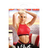 Vibes Extra Spicy Halter Bralette & Cheeky Panty Chili Red M/L