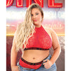 Vibes Extra Spicy Halter Bralette & Cheeky Panty Chili Red QN