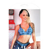 Vibes No Fuck Given Bralette & Cheeky Panty Monday Blue L/XL