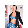 Vibes No Fucks Given Box Pleat Skirt Monday Blue M/L