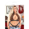 Vibes Thirst Trap Halter Top & Panty Savage Leopard QN