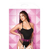 Vibes Pussy Power Micro-Net Playsuit Black L/XL