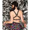 Vibes Why U Trippin Skater Skirt Black L/XL