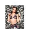 Vibes Why U Trippin Skater Skirt Black M/L