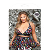 Vibes Why U Trippin Skater Skirt Black QN