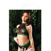 Vibes That's Dope Halter Top & Retro Panty Black QN