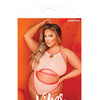 Just Peachy Cut Out Halter Top & Cheeky Panty Nude QN